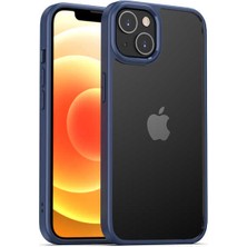 Cupcase Apple iPhone 13 Uyumlu Zore Hom Silikon-Lacivert