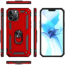 Cupcase Apple iPhone 12 Uyumlu Zore Vega Kapak-Kırmızı