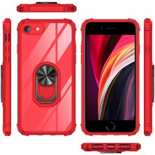 Cupcase Apple iPhone Se 2022 Uyumlu Zore Mola Kapak-Kırmızı