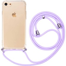 Cupcase Apple iPhone Se 2020 Uyumlu Zore X-Rop Kapak-Renksiz