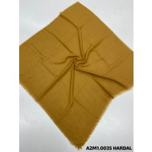 Nisa Flamlı Düz Renk Hardal (A2M1)