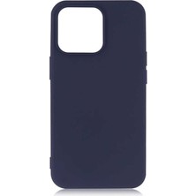 Cupcase Apple iPhone 13 Pro Uyumlu Zore Premier Silikon Kapak-Lacivert