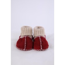 Baby Hola Babyhola Kız Erkek Bebek %100 Deri Patik Panduf Yenidoğan Ilk Adım Ayakkabı Kutulu Hediyelik 8000C200
