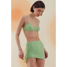 Bonesta Swimwear Poppy Pistachio Green Terry Pareo Etek