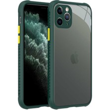 Cupcase Apple iPhone 11 Pro Uyumlu ​​zore Kaff Kapak-Koyu Yeşil