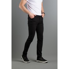 Zeki Özer Erkek Siyah Normal Bel Slimfit Kesim Jeans