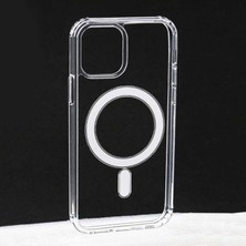 Cupcase iPhone 11 Pro Max Uyumlu Zore Tacsafe Wireless Kapak-Renksiz