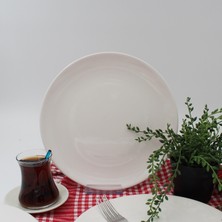 Arna Porselen Arna 20 cm Seramik Pasta Tabağı 6 Adet Taş