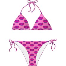 Slipstop Batgirl Bikini Pembe Kadın Bikini