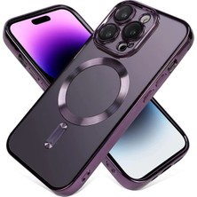 KCR Apple iPhone 14 Uyumlu Kamera Lens Korumalı Wireless Şarj Destekli Demre Kapak