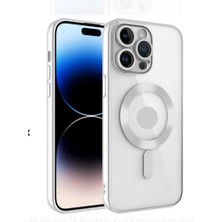 KCR Apple iPhone 12 Pro Max Uyumlu Kamera Lens Korumalı Wireless Şarj Destekli Demre Kapak