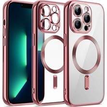 KCR Apple iPhone 13 Pro Uyumlu Kamera Lens Korumalı Wireless Şarj Destekli Demre Kapak