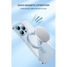 KCR Apple iPhone 13 Pro Max Uyumlu Kamera Lens Korumalı Wireless Şarj Destekli Demre Kapak
