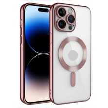 KCR Apple iPhone 13 Pro Max Uyumlu Kamera Lens Korumalı Wireless Şarj Destekli Demre Kapak