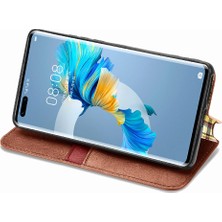 Mays Boutique Huawei Mate 40 Pro Için Kılıf Moda Tasarım Cüzdan Fonksiyonu Kapak Çevirin (Yurt Dışından)