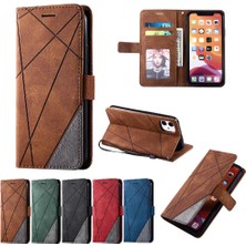 Mays Boutique IPhone 12 Için Kılıf Manyetik Kart Tutucu Kickstand Darbeye Pu Deri (Yurt Dışından)