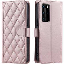 Mays Boutique Huawei P40 Pro Flip Folio Cüzdan Için Telefon Kılıfı El Kayışı Kart Yuvaları (Yurt Dışından)