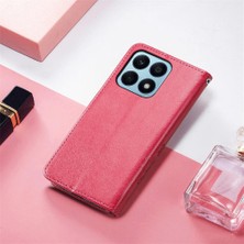 Mays Boutique Huawei Onur Için Kılıf X8A Kısa Kayış Dört Yapraklı Yonca Flip Kapak Iş (Yurt Dışından)