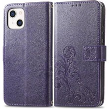 Mays Boutique Iphone 13 Için Kılıf Mini Zarif Iş Kapak Kapak Kısa Kayış Dört (Yurt Dışından)