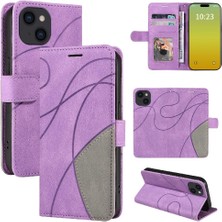 Mays Boutique IPhone 15 Artı Kickstand Koruyucu Pu Deri Flip Folio Kılıf (Yurt Dışından)