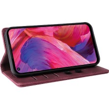 Mays Boutique Samsung Galaxy A34 5g Için Flip Case Cüzdan Kapak Çevirin Deri Kılıf Basit (Yurt Dışından)