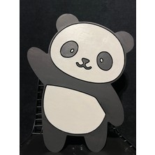 CIGIL WOOD Panda Ahşap Bohem Tablo