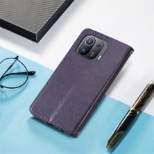 Mays Boutique Xiaomi 11 Için Kılıf Pro Kapak Kapak Kısa Kayış Zarif Iş Deri (Yurt Dışından)