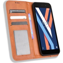 Mays Boutique Wiko Y52 Cüzdan Pu Deri Manyetik Kapatma Için Kılıf (Yurt Dışından)