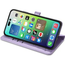 Mays Boutique Iphone 14 Için Kılıf Kapak Kapak Kısa Kayış Deri Kılıf Karikatür Hayvanlar (Yurt Dışından)