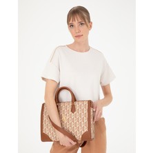 Pierre Cardin Kadın Taba Evrak Çantası 50290022-VR099