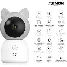 XenonSmart Akıllı Bebek Kamerası Sıcaklık ve Nem Ölçümü ve Ninni Çalma Smart Baby Camera