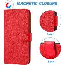 Mays Boutique Oppo Bulmak Için Telefon Kılıfı X6 Pro Flip Folio Pu Deri Litchi Desen Cüzdan (Yurt Dışından)