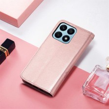 Mays Boutique Huawei Onur Için Kılıf X8A Kısa Kayış Dört Yapraklı Yonca Flip Kapak Iş (Yurt Dışından)