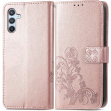 Mays Boutique Samsung Galaxy A34 5g Zarif Iş Dört Yapraklı Yonca Flip Case (Yurt Dışından)