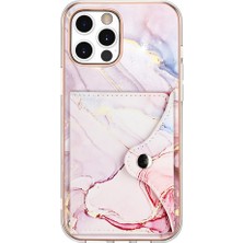 Mays Boutique Iphone 11 Için Kılıf Pro Yumuşak Tpu Tampon Mermer Ince Cüzdan Kart Yuvaları (Yurt Dışından)