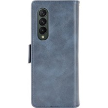 Mays Boutique Samsung Galaxy Z Için Kılıf Fold 4 5g Pu Deri Manyetik Kapatma Cüzdan (Yurt Dışından)