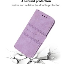 Mays Boutique Iphone 15 Için Flip Case Artı Pu Deri Manyetik Kapatma Cüzdan Kılıf (Yurt Dışından)