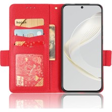 Mays Boutique Huawei Nova 11 Pro Manyetik Yan Toka Pu Deri Kart Yuvaları (Yurt Dışından)