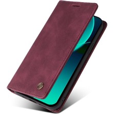 Mays Boutique Xiaomi 13T Flip Kapak Için Flip Case Basit Iş Cüzdan Deri Kılıf (Yurt Dışından)