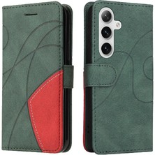 Mays Boutique Samsung Galaxy S24 Artı Pu Deri Flip Folio Kılıf Kart Yuvası ile (Yurt Dışından)