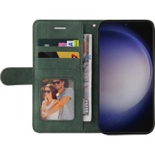 Mays Boutique Samsung Galaxy S24 Artı Pu Deri Flip Folio Kılıf Kart Yuvası ile (Yurt Dışından)