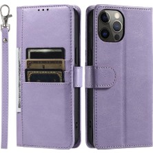 Mays Boutique Iphone 12/12 Pro Kickstand 6 Kart Yuvaları Pu Deri Cüzdan Için Flip Case (Yurt Dışından)