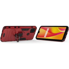 Mays Boutique Realme C15 Darbeye Kapak Için Kılıf Kickstand Askeri Damla Koruma (Yurt Dışından)