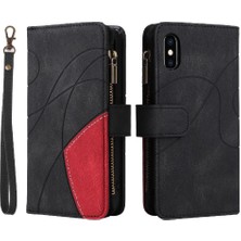 Mays Boutique Kart Yuvası Standı Kickstand Koruyucu Iki Renkli IPhone X/xs Için Kılıf (Yurt Dışından)