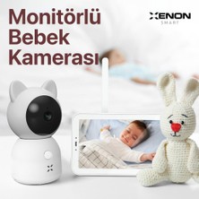 XenonSmart Akıllı Bebek Kamerası Dijital Monitörlü 5" LCD Smart Baby Camera