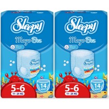 Sleepy Mayo Külot Bez 6 Numara Xlarge 2'li Paket 28 Adet 