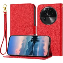 Mays Boutique Oppo Bulmak Için Telefon Kılıfı X6 Flip Folio Cüzdan Litchi Desen Pu Deri (Yurt Dışından)