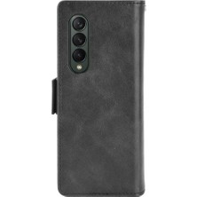 Mays Boutique Samsung Galaxy Z Için Kılıf Fold 4 5g Pu Deri Manyetik Kapatma Cüzdan (Yurt Dışından)