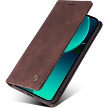 Mays Boutique Xiaomi 13T Flip Kapak Için Flip Case Basit Iş Cüzdan Deri Kılıf (Yurt Dışından)