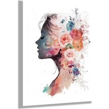 Gaagart Temperli Cam Plastik Cerrahi Poliklinik Tablosu Kadın Silüeti